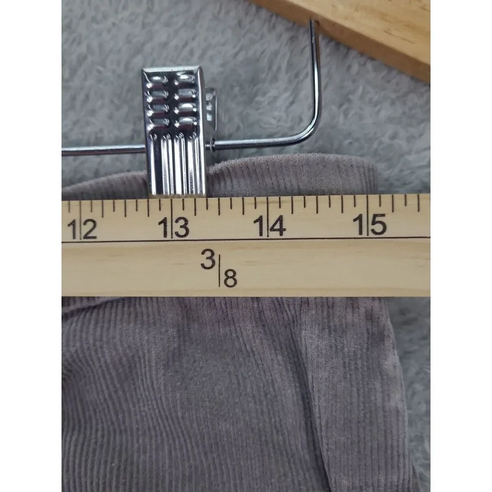 Vintage Sears Thumbs Up Corduroy Pants Gray Mens ‎ 32L Trim Fit Flared